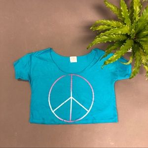 Peace Sign Crop Top